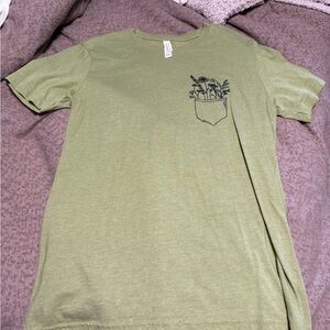 Green Graphic Pocket T-Shirt